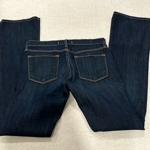 Dark wide leg/slight flare  Jean